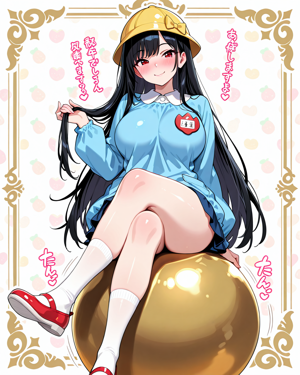 これは座り心地がいいわね♡【はるかちゃん６才】