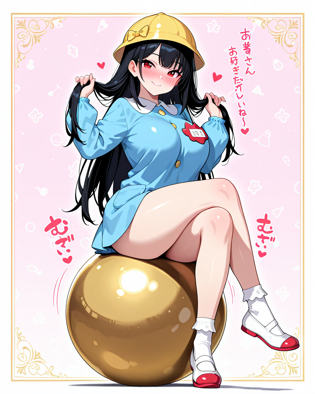 これは座り心地がいいわね♡【はるかちゃん６才】