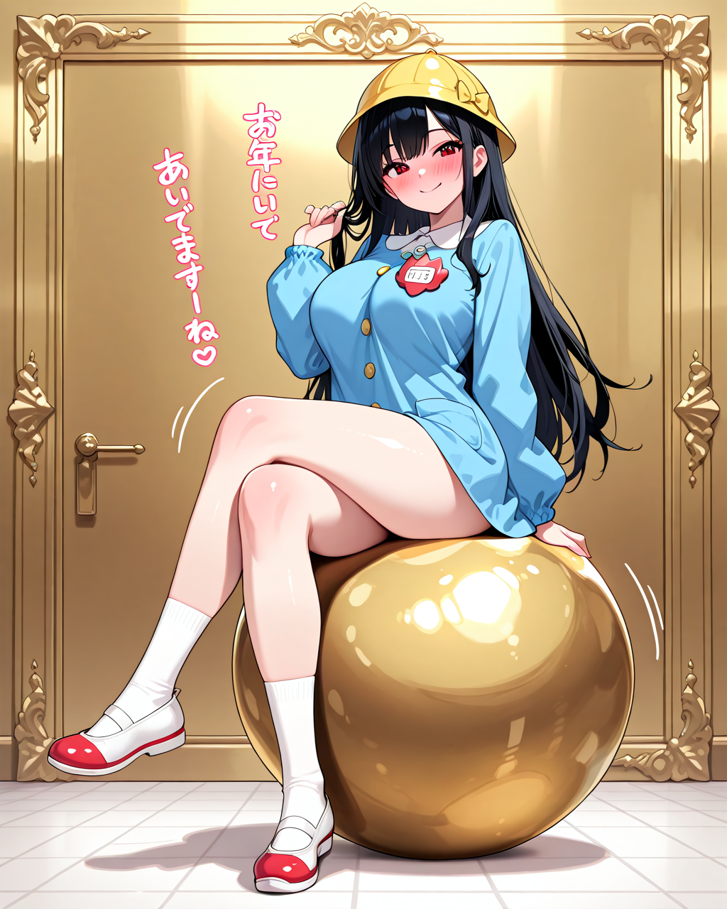 これは座り心地がいいわね♡【はるかちゃん６才】