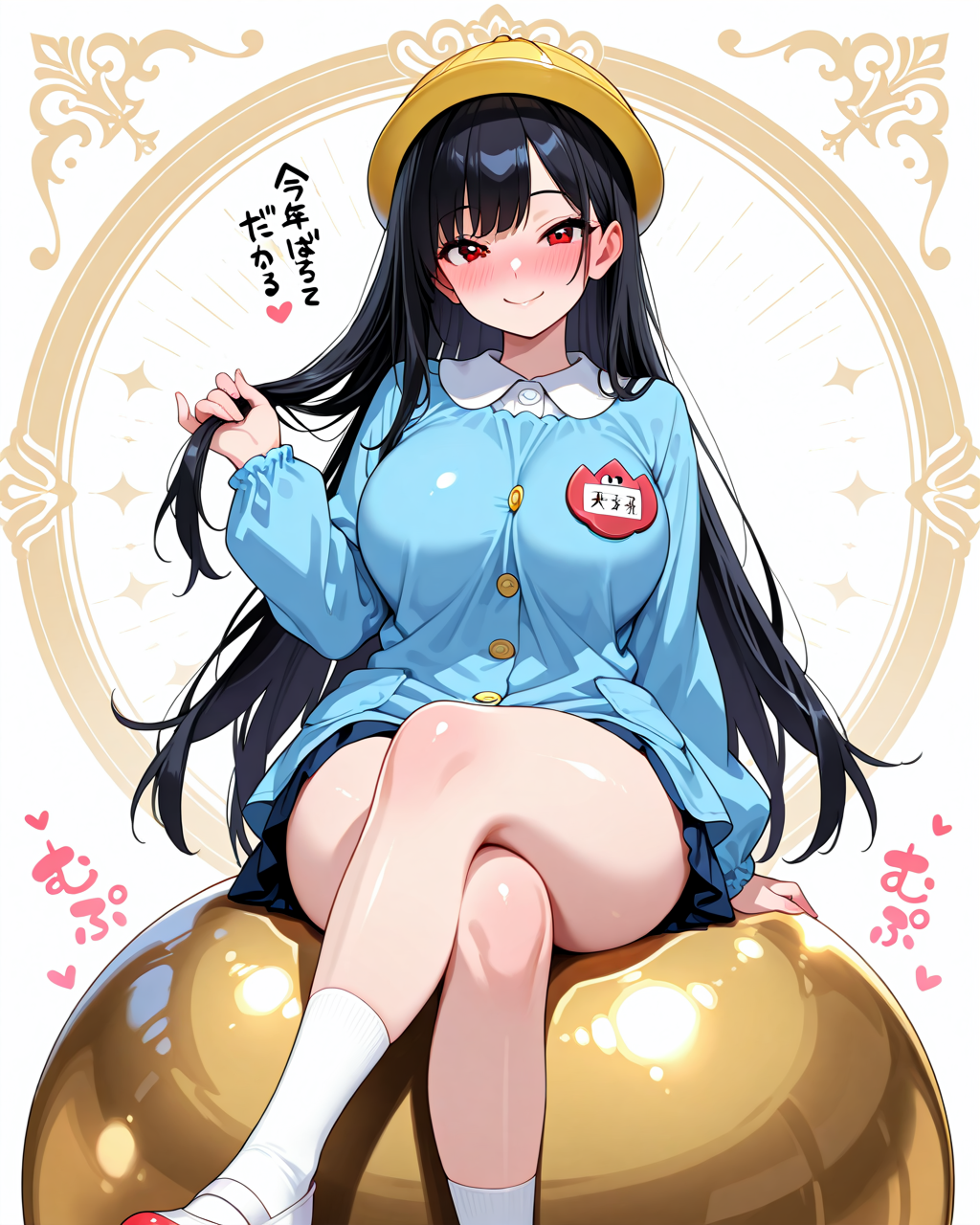 これは座り心地がいいわね♡【はるかちゃん６才】