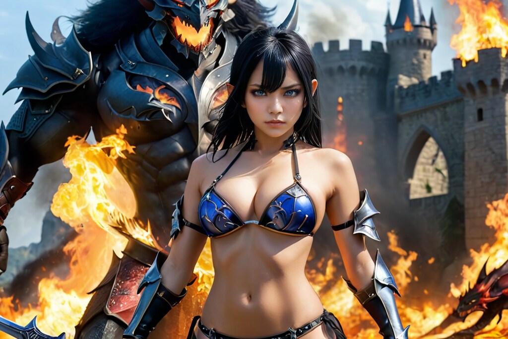 悪の神の眷属との戦い