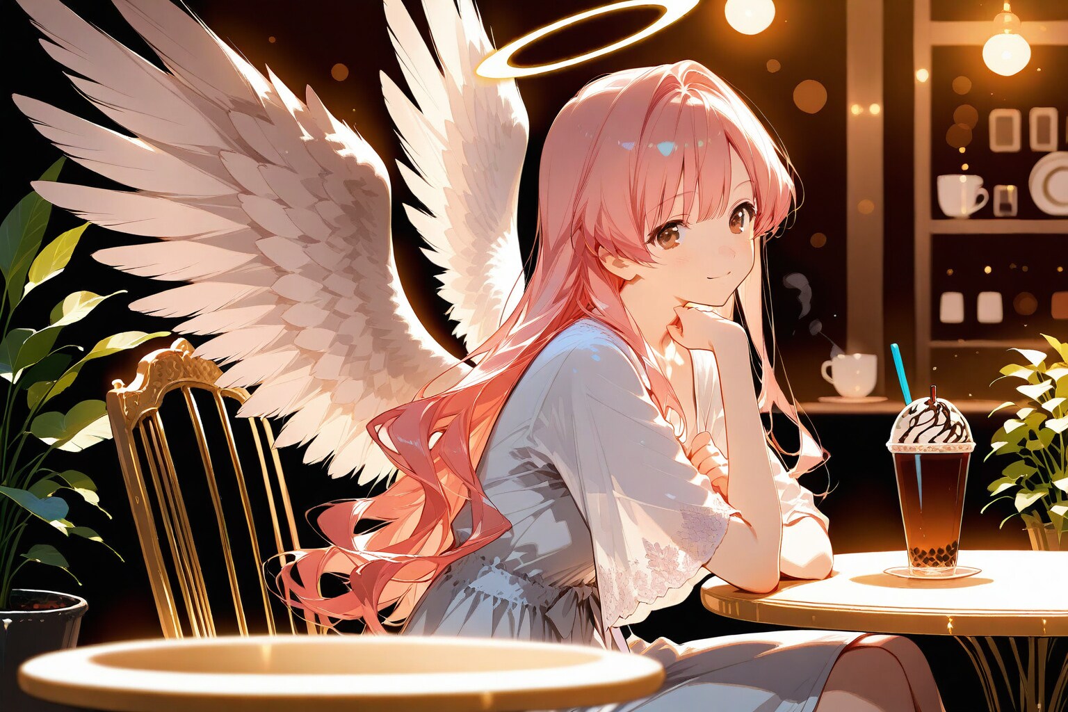 天使さん休憩中（GRYPHON） | の人気AIイラスト・グラビア