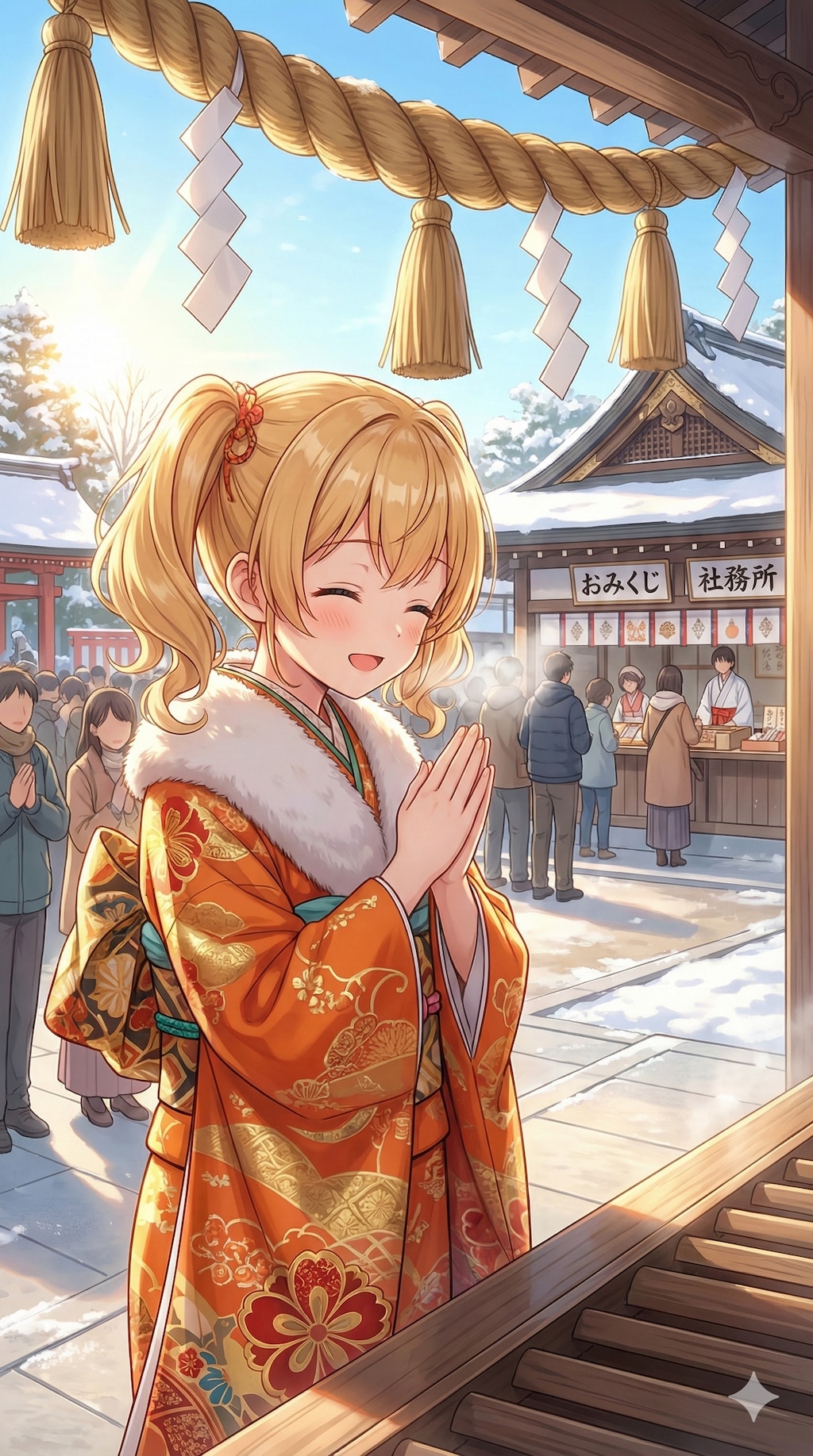 炭酸少女〜オレンジちゃん、初詣〜