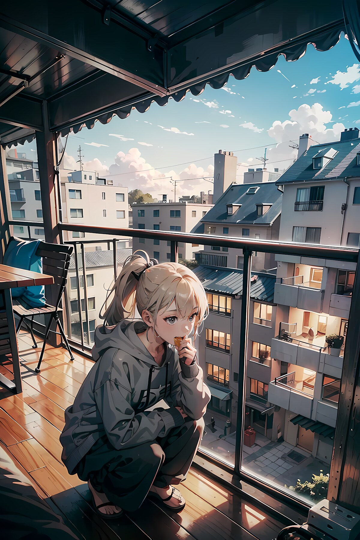 あーしベランダす、すきやねん！