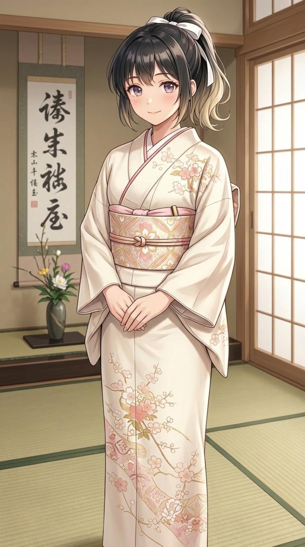 和装女子
