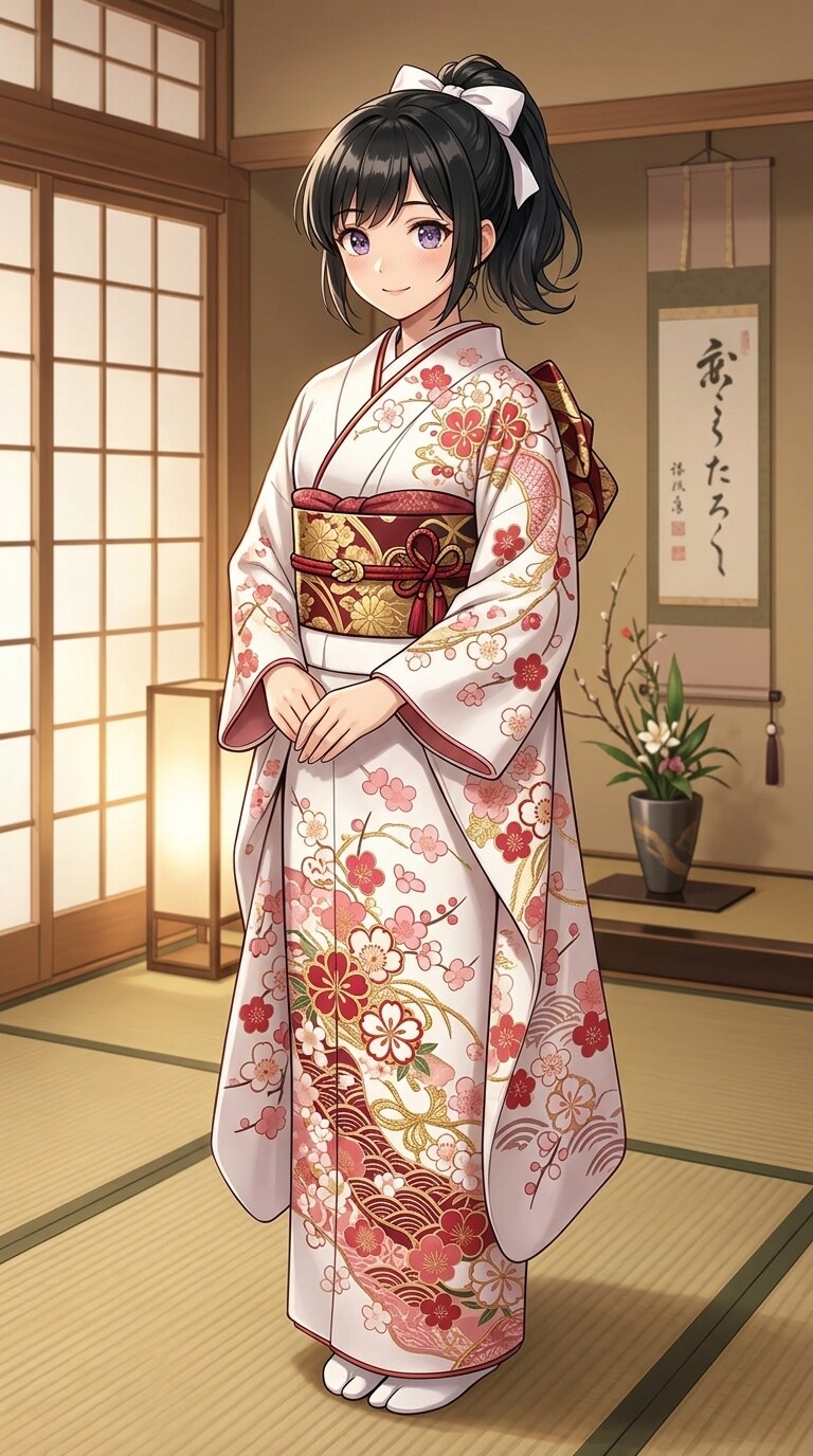 和装女子