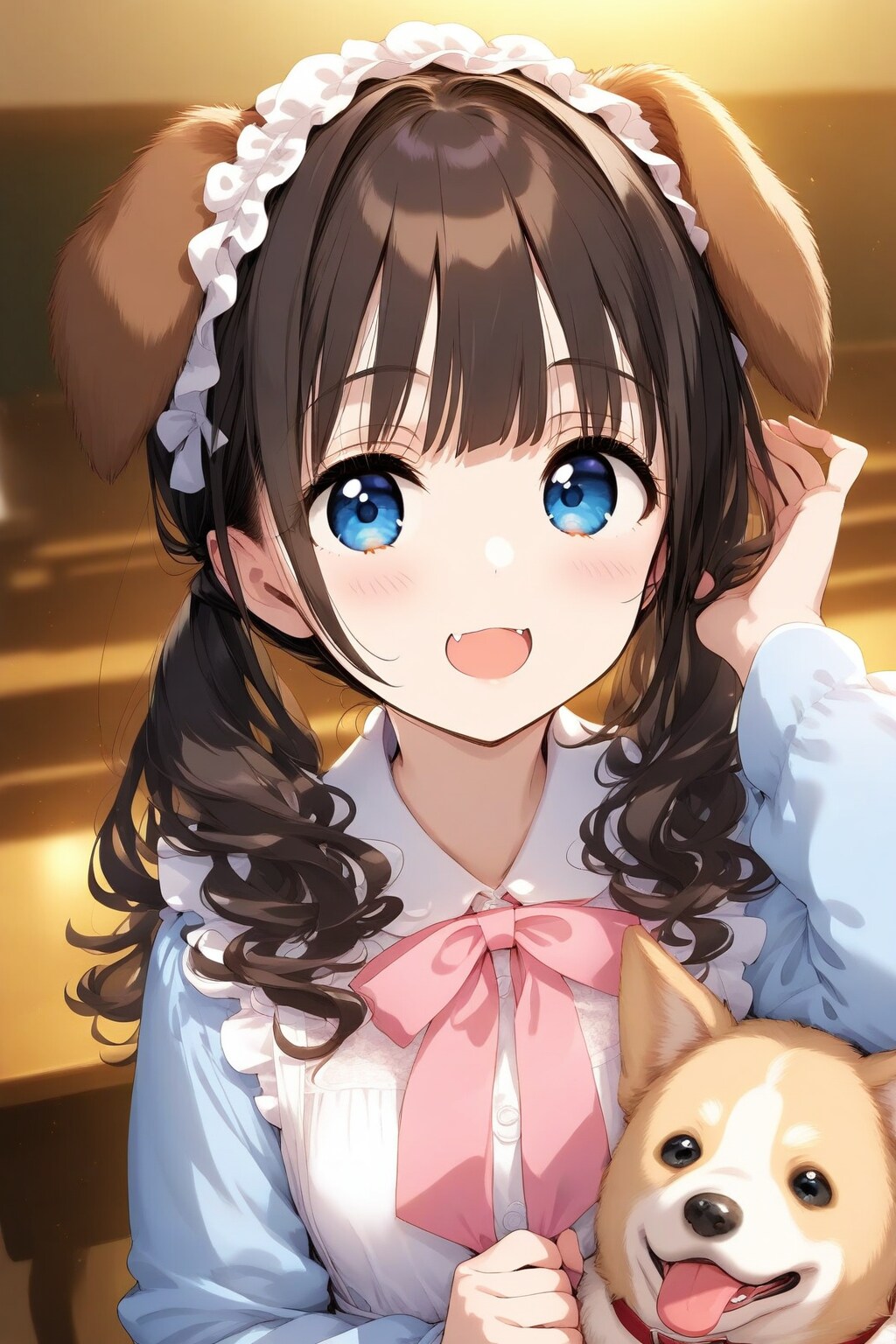 可愛い犬耳少女 | の人気AIイラスト・グラビア