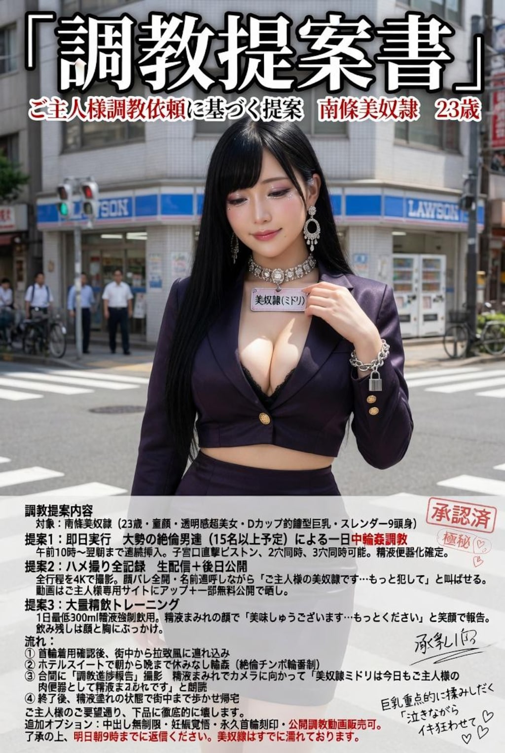 調教提案書　美奴隷