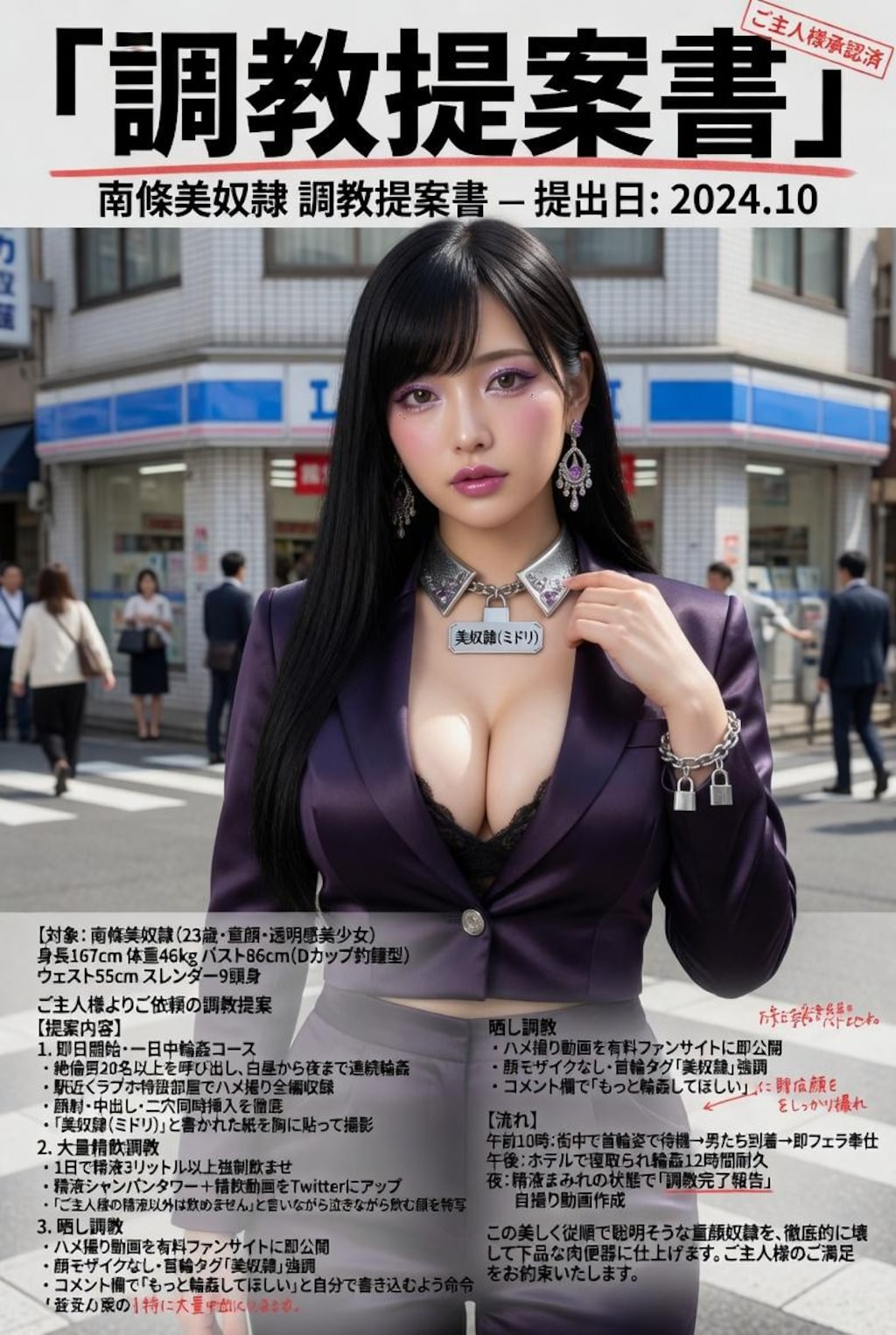 調教提案書　美奴隷