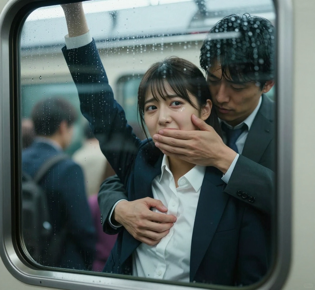 電車でさわさわ
