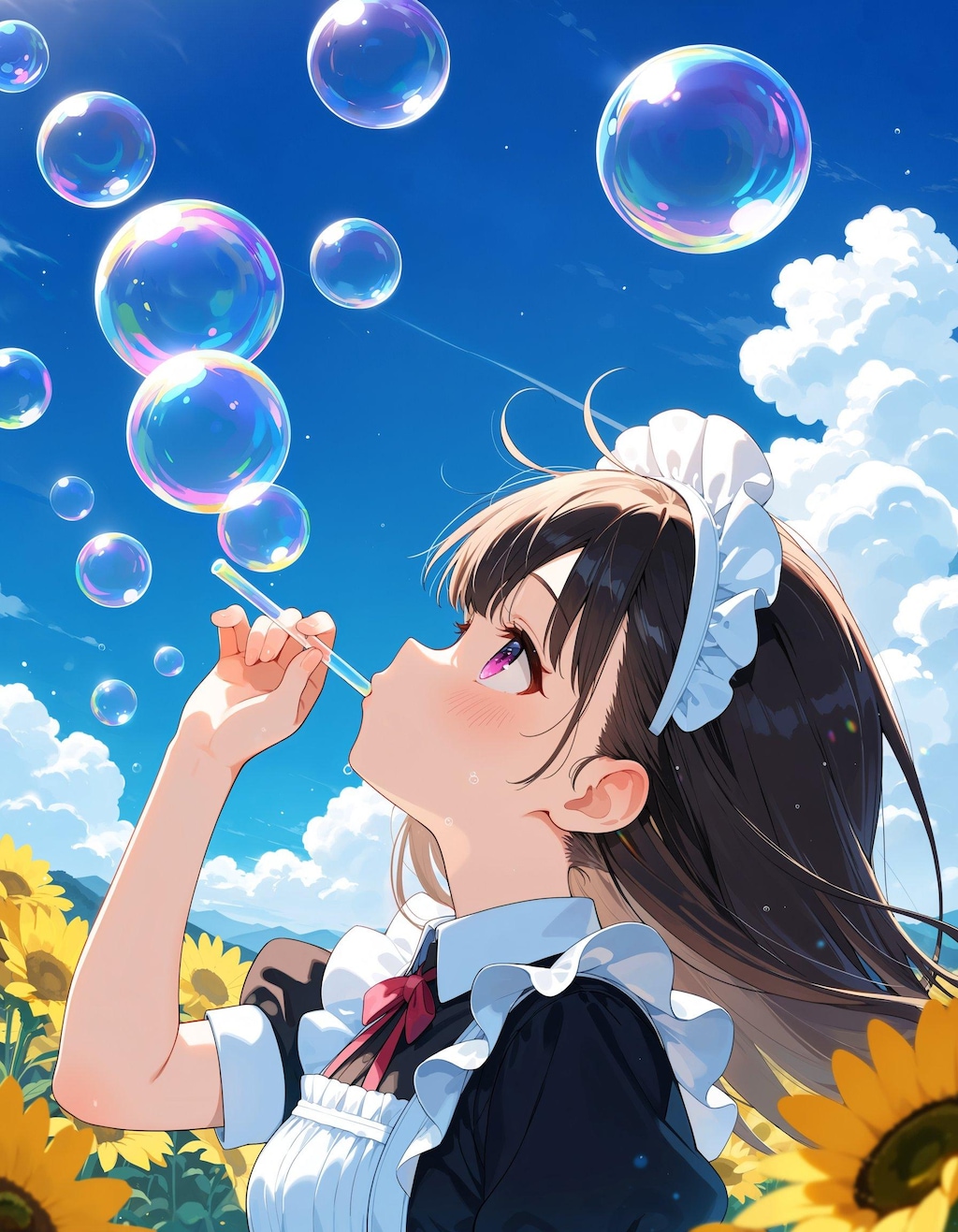 しゃぼん玉とメイドさん5