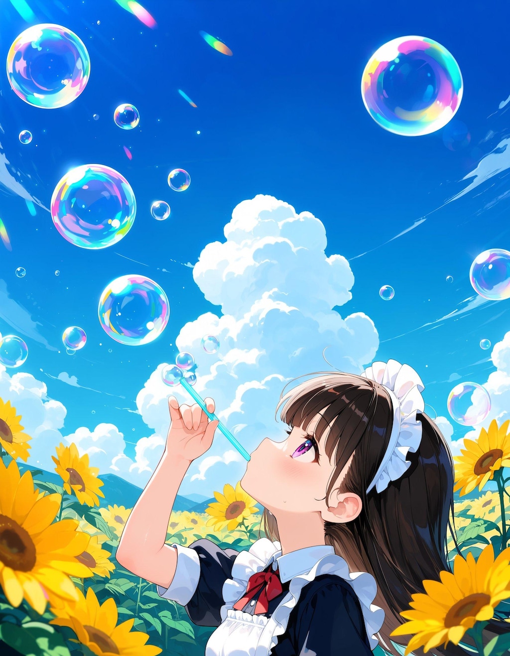 しゃぼん玉とメイドさん5