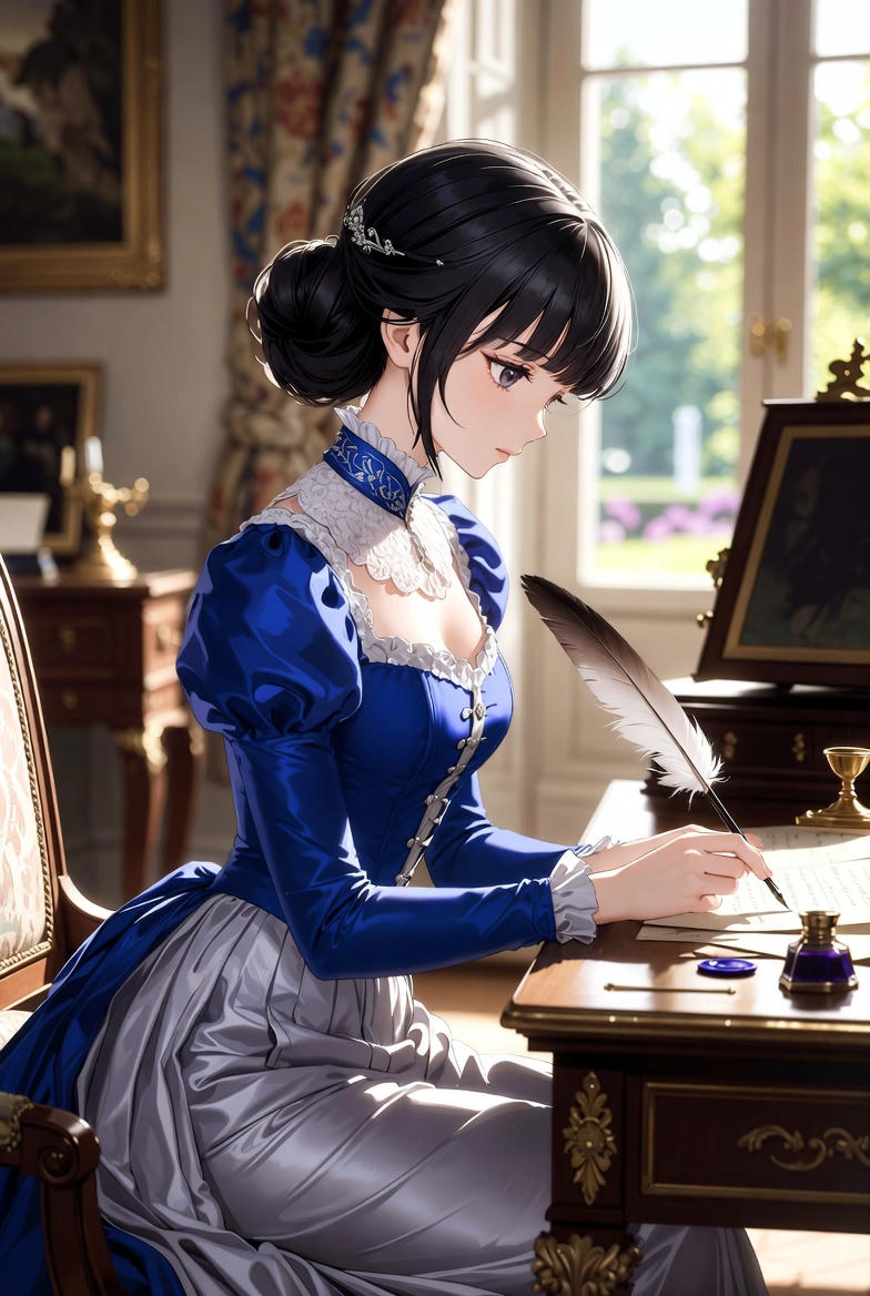 貴族令嬢（おてがみ） | の人気AIイラスト・グラビア