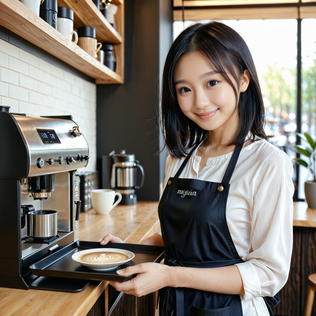 今日はカフェ店員さんです | の人気AIイラスト・グラビア