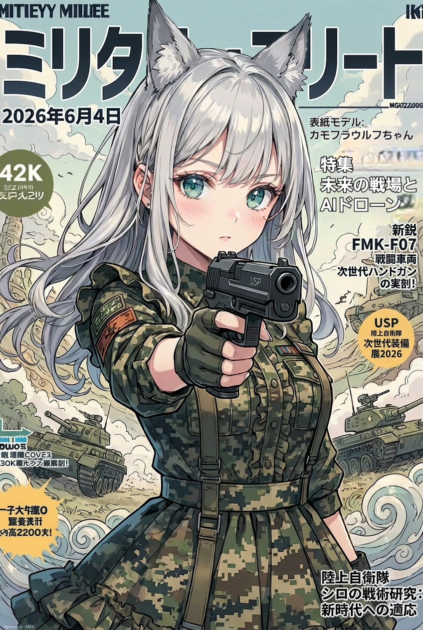 ミリタリー雑誌「ミリタリーフリート」🐺✨