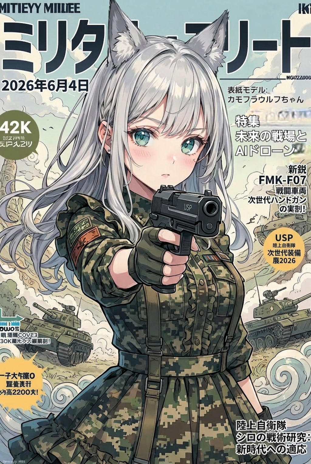 ミリタリー雑誌「ミリタリーフリート」🐺✨