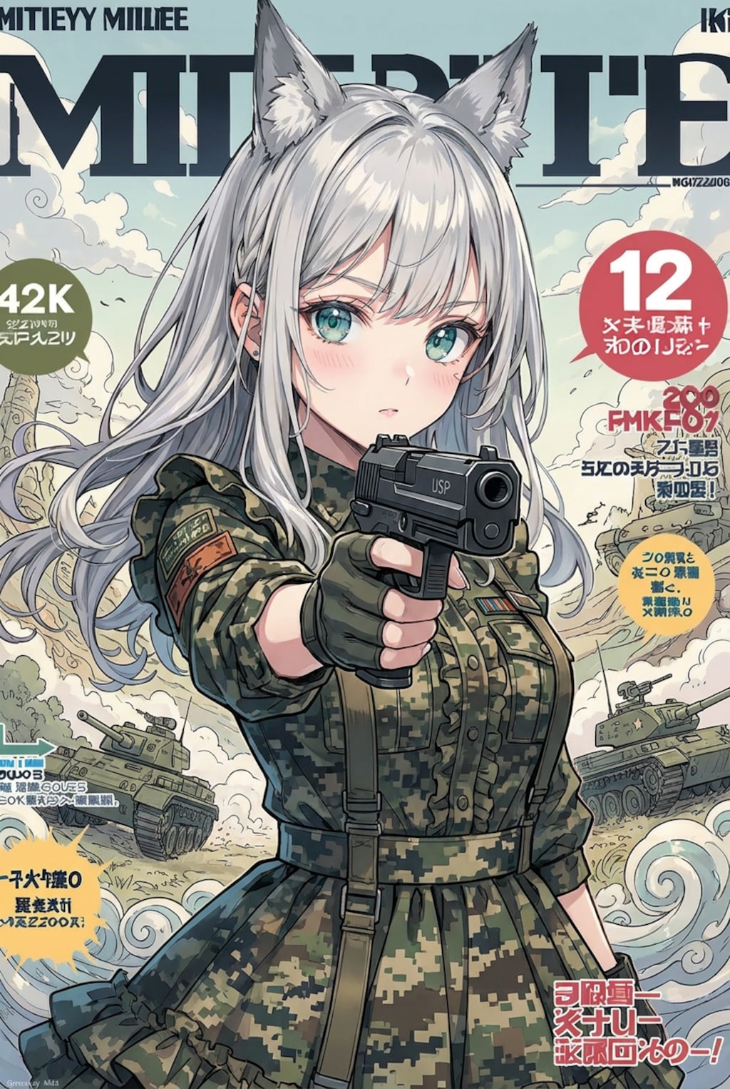 ミリタリー雑誌「ミリタリーフリート」🐺✨