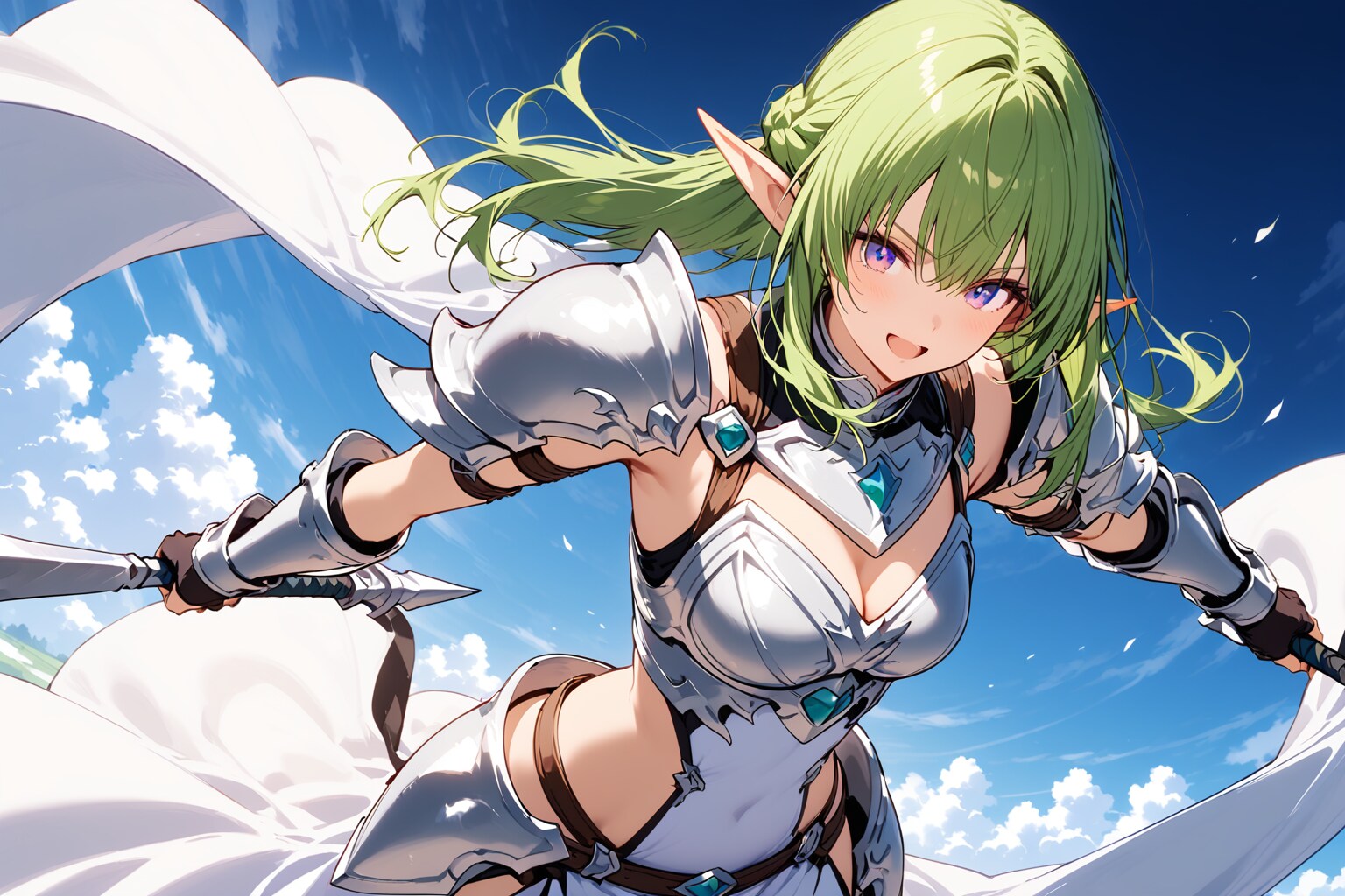 エルフ騎士、参る❣️❣️ | の人気AIイラスト・グラビア