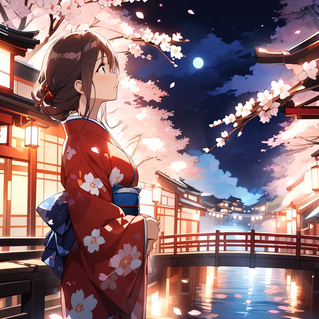 夜桜