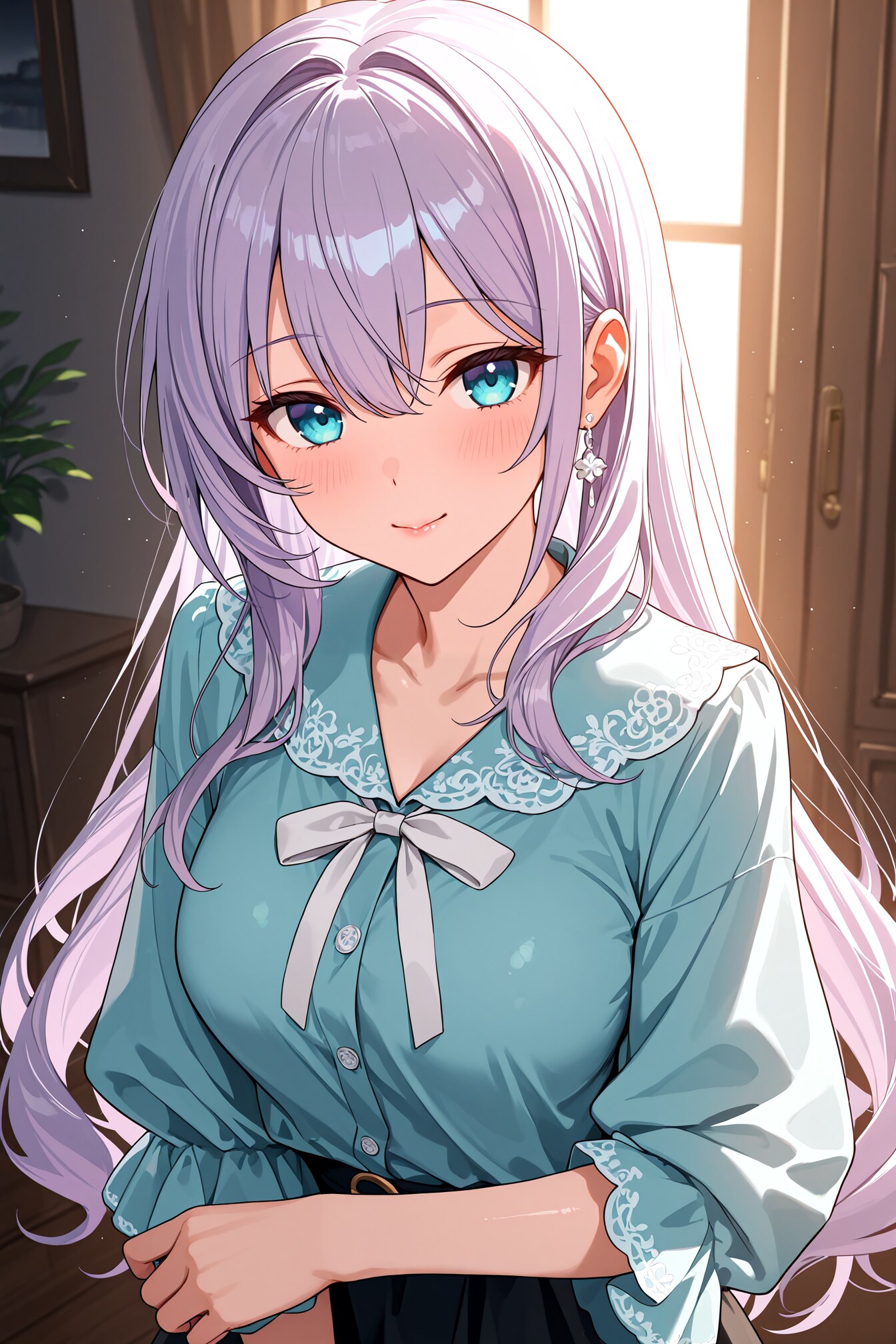 普段の彩香<＝>甘甘モードの彩香 | の人気AIイラスト・グラビア