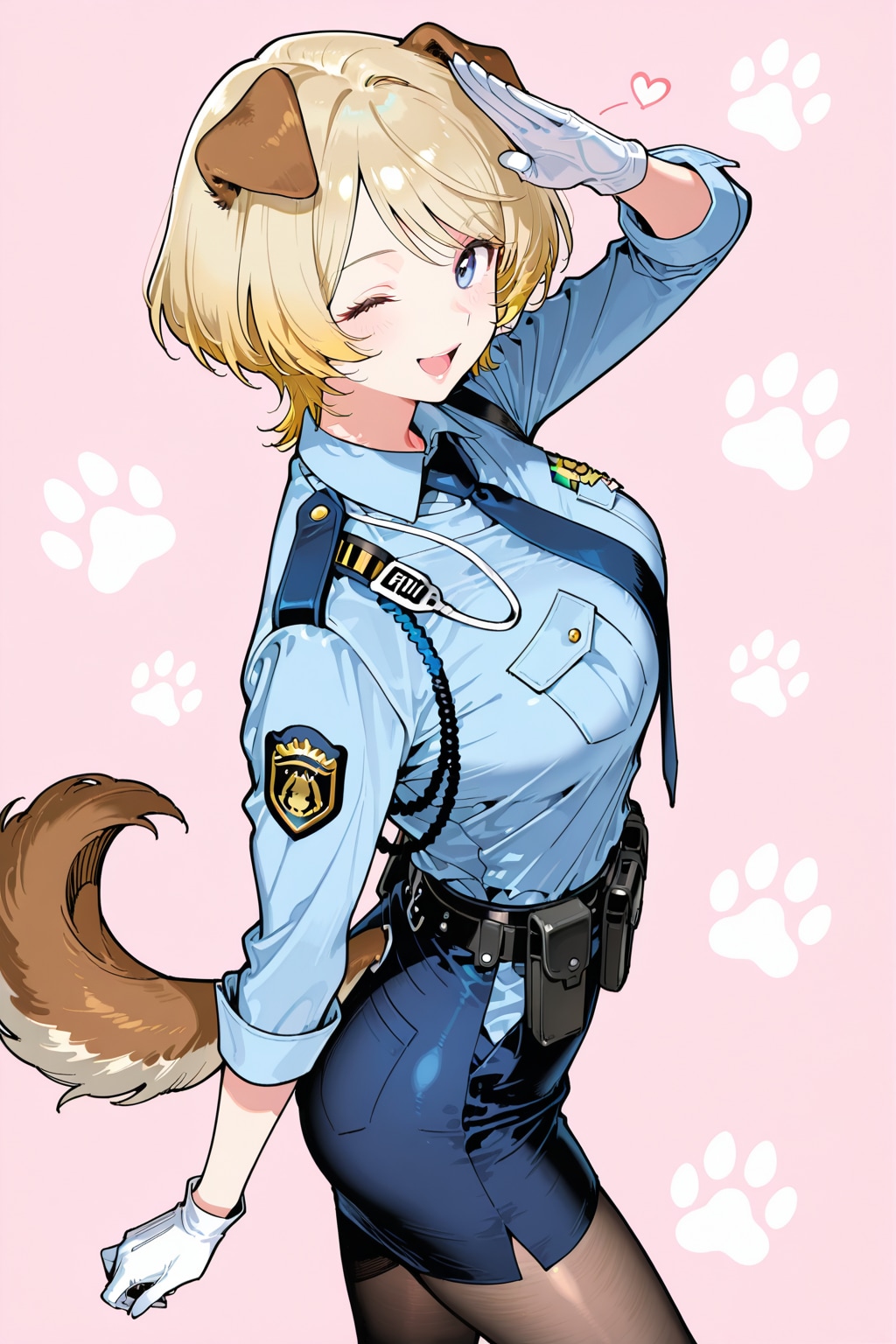 牝犬のお巡りさん