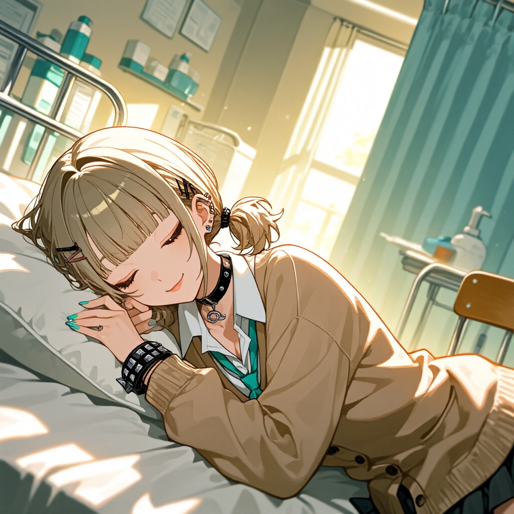 せんせー熱あるっぽいから寝るねー