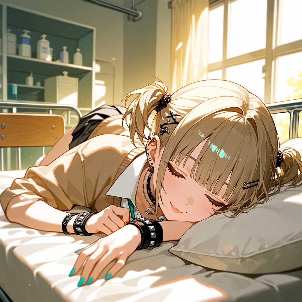 せんせー熱あるっぽいから寝るねー