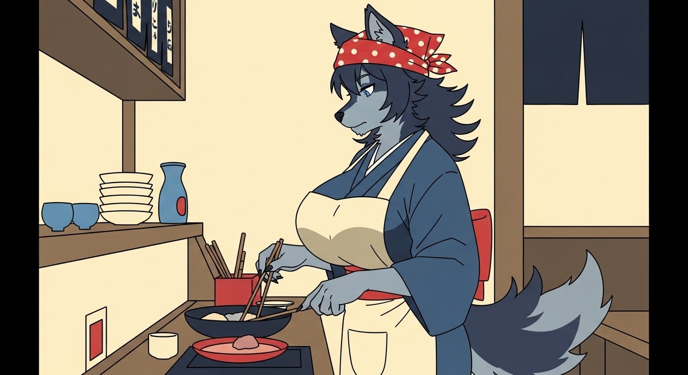 おおかみのおかみさん | の人気AIイラスト・グラビア