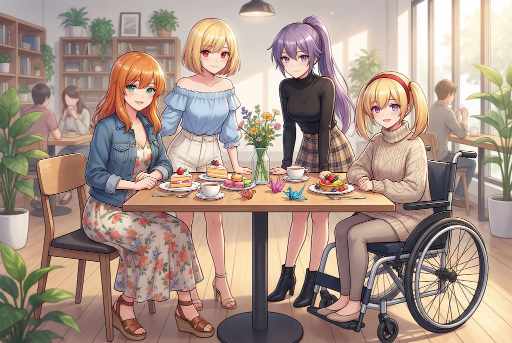 後に大学に進学する女騎士