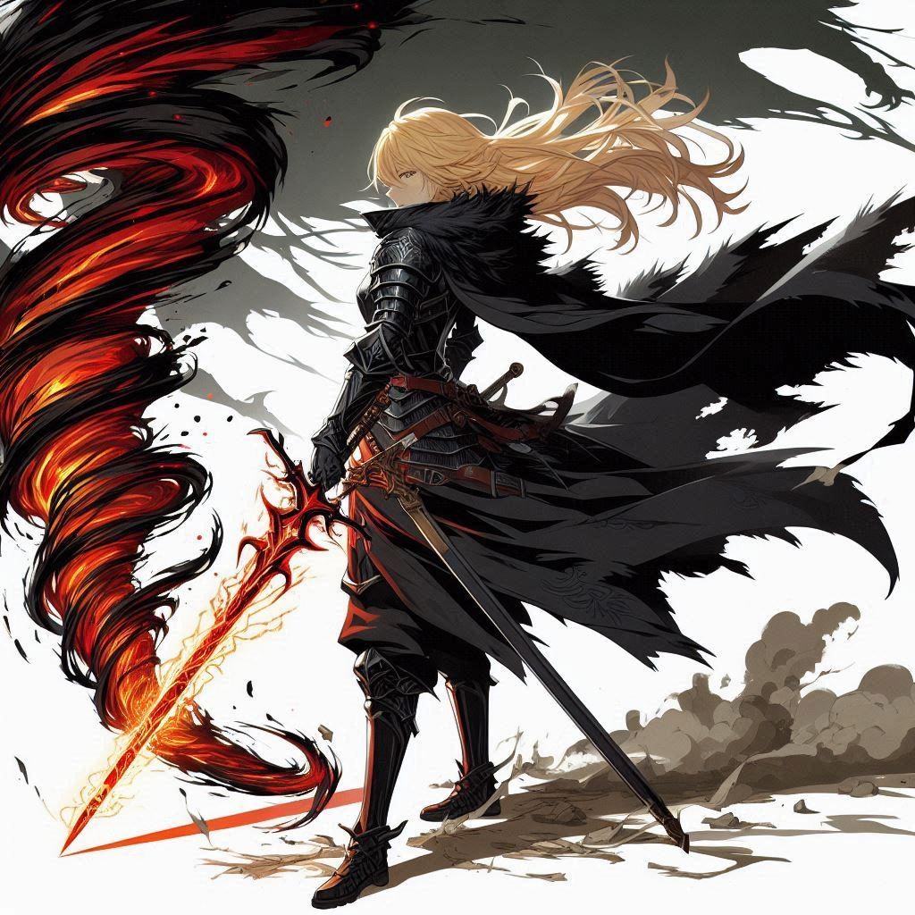 ブロンドの女騎士さん748