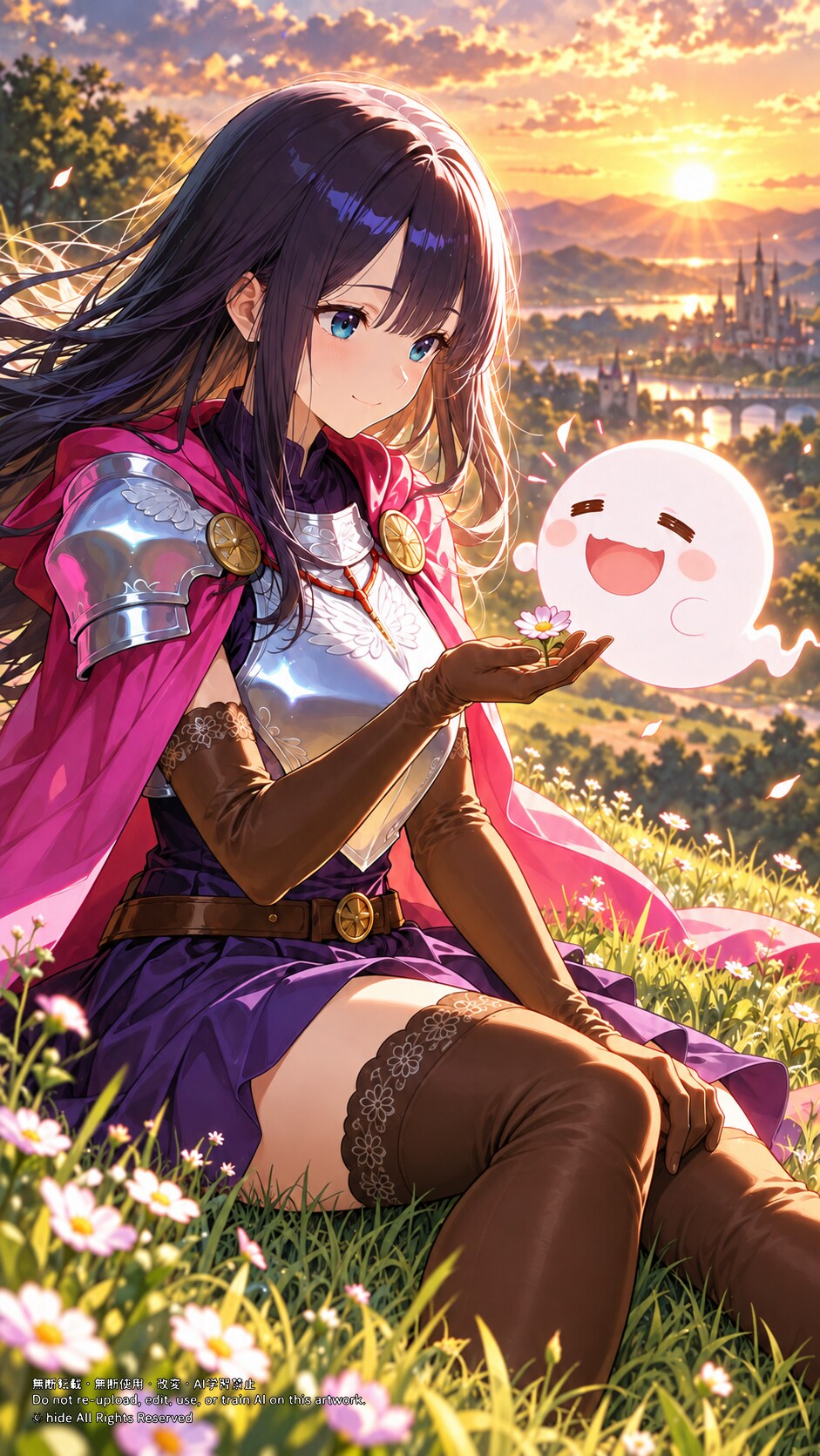 ⚔️👻 美月さんとおばけちゃん、朝日の冒険 | の人気AIイラスト・グラビア