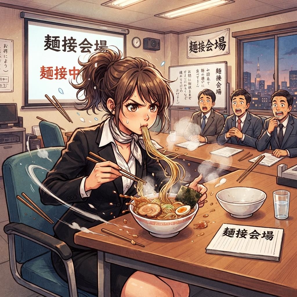 麺接会場→面接会場