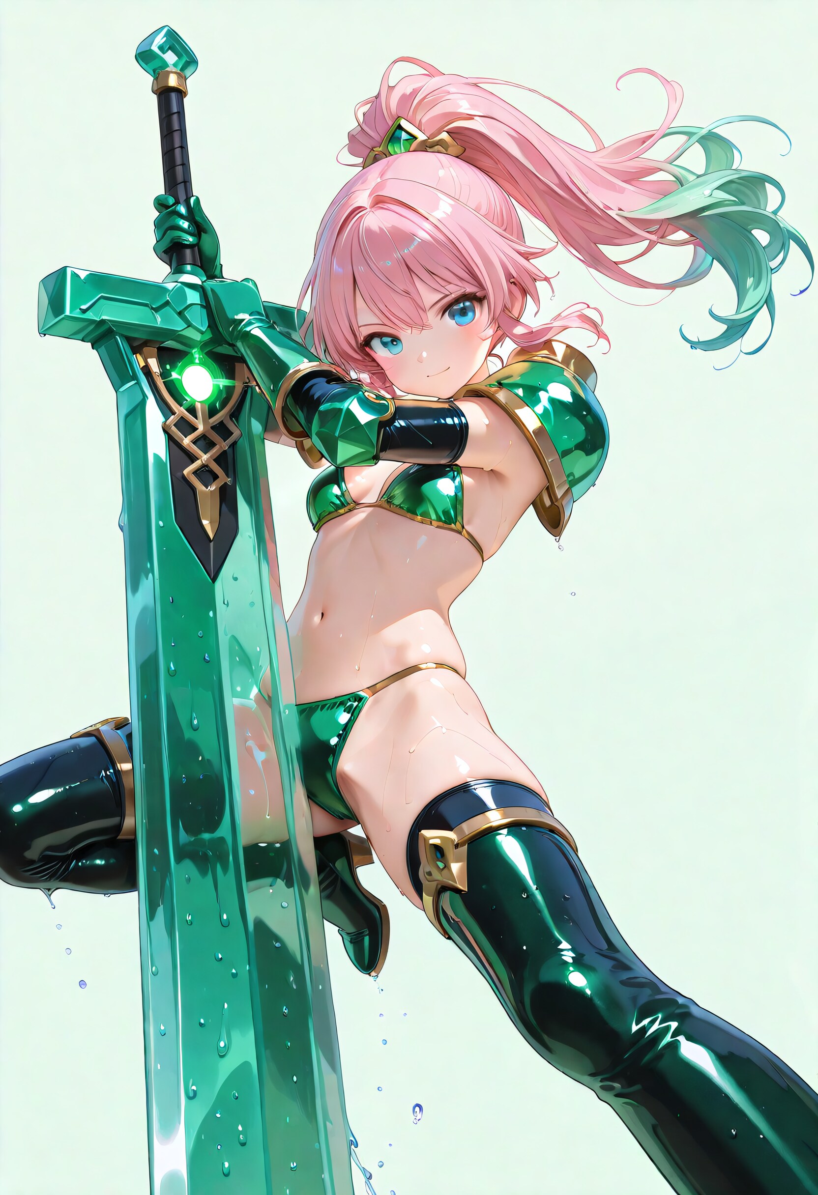 エメラルドアイスソード