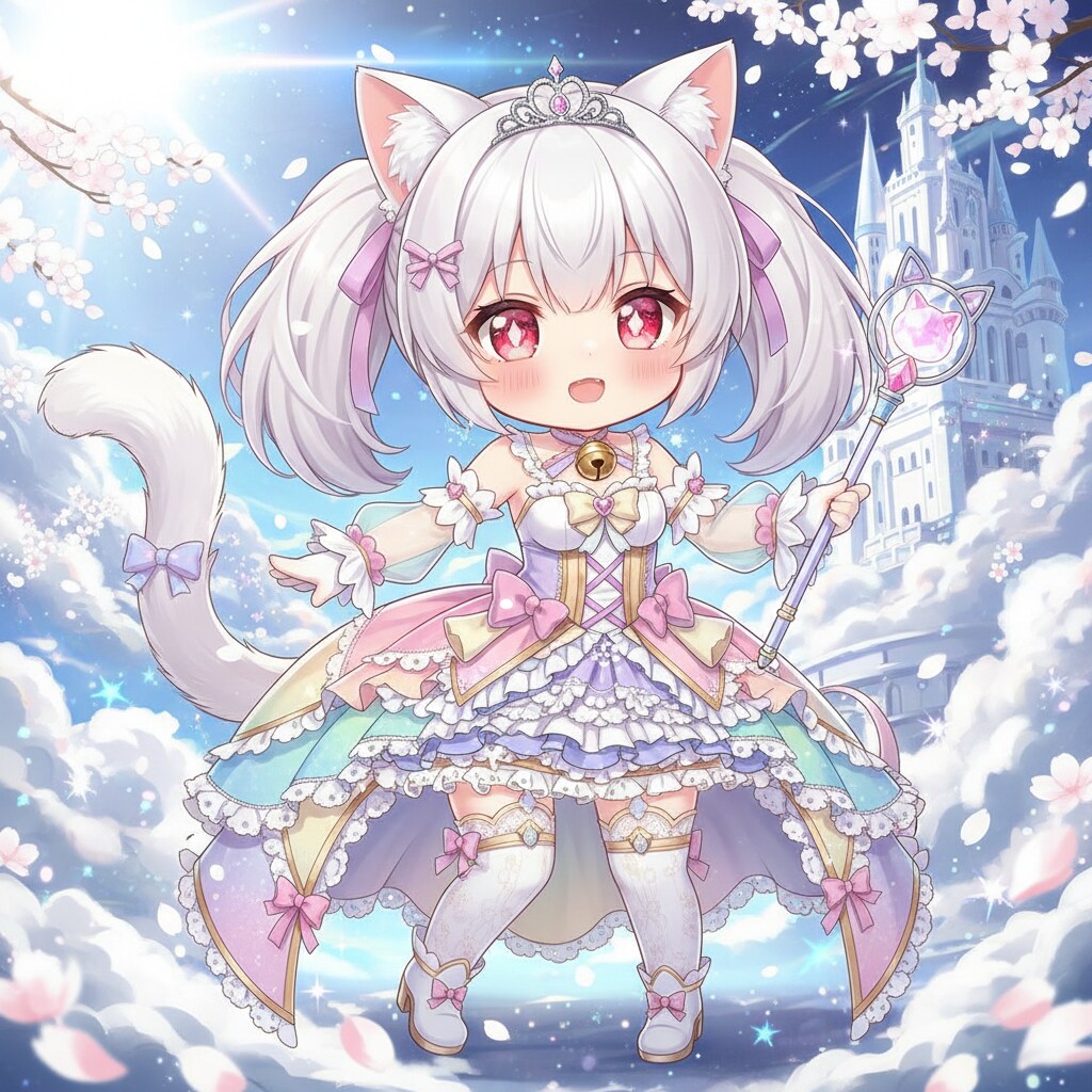 白ツイにゃん