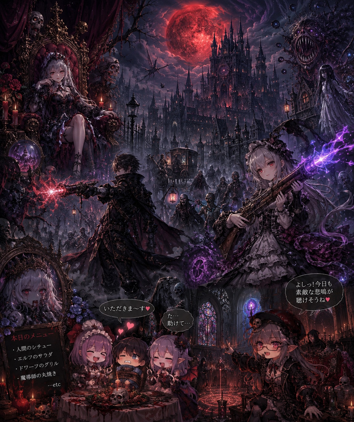 企画名 : ダークゴシックホラー | の人気AIイラスト・グラビア