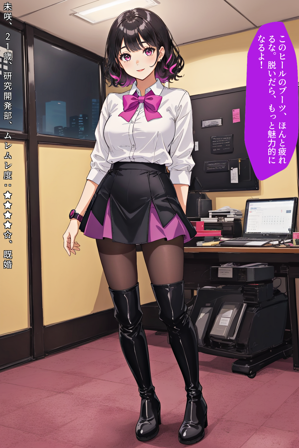 黒ストブーツ、私の脚にひざまずけ vol.4