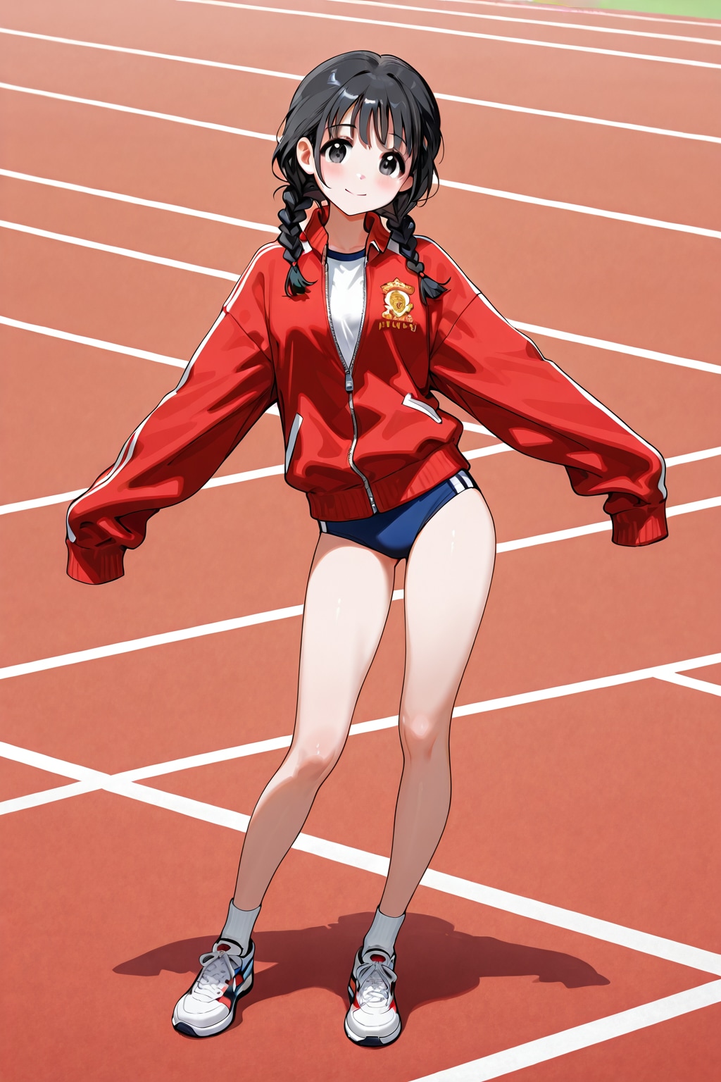 ジャージを着ると手をしまっちゃう系女子