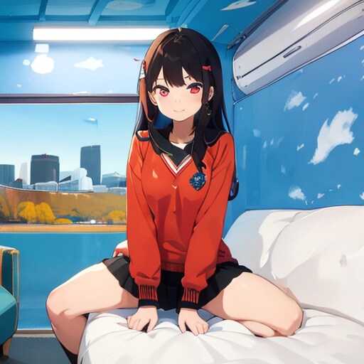 こういう座り方 2。