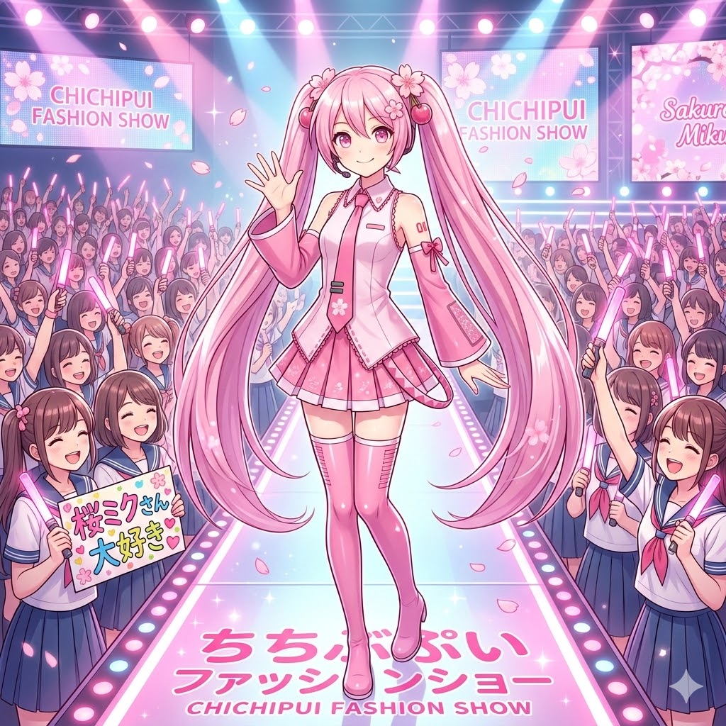 ちちぷいファッションショー | の人気AIイラスト・グラビア