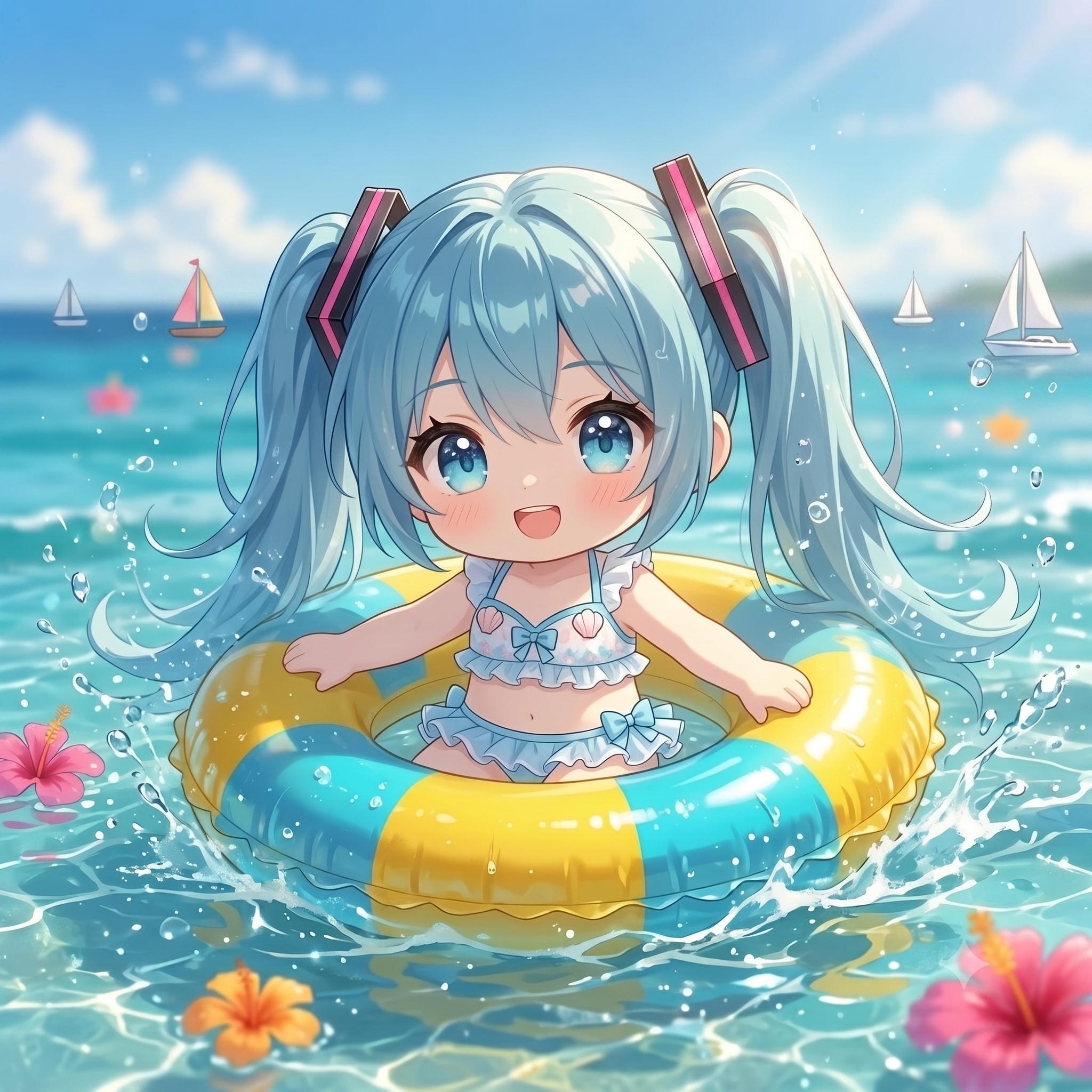 リゾート ミクちゃん