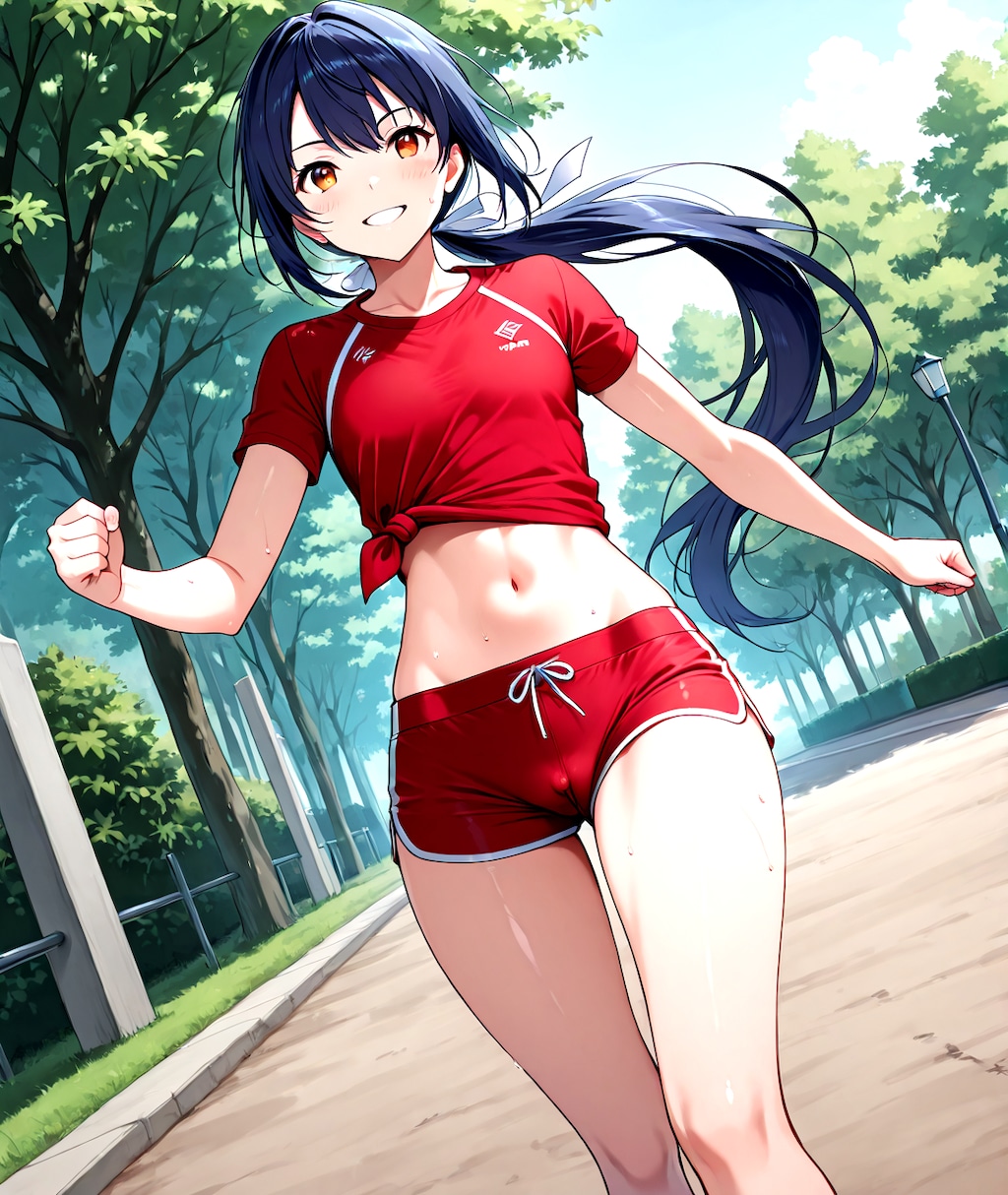 ジョギング紅莉栖さん。