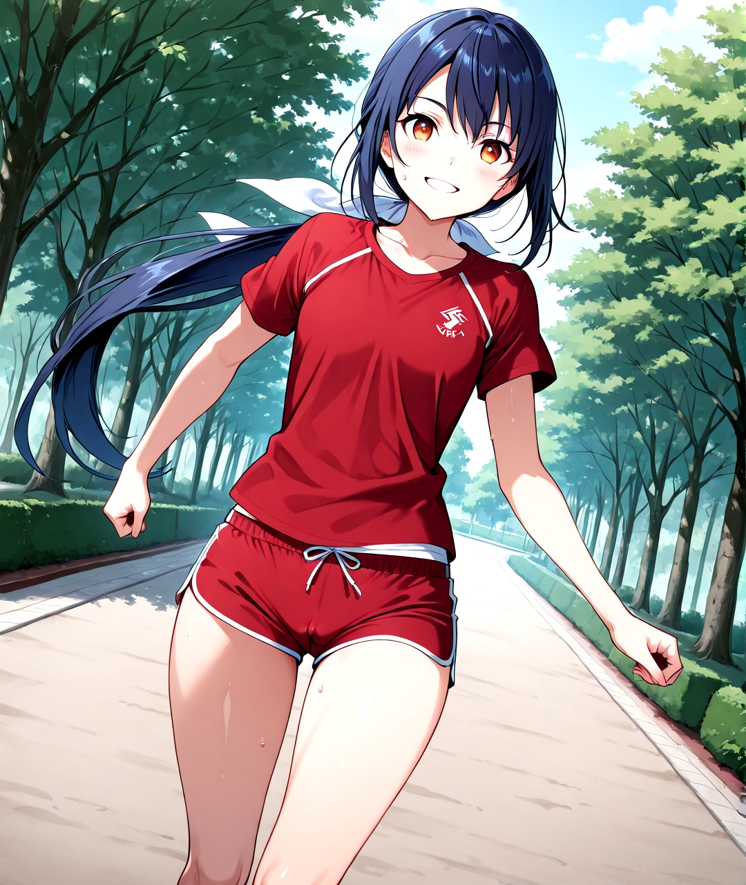 ジョギング紅莉栖さん。