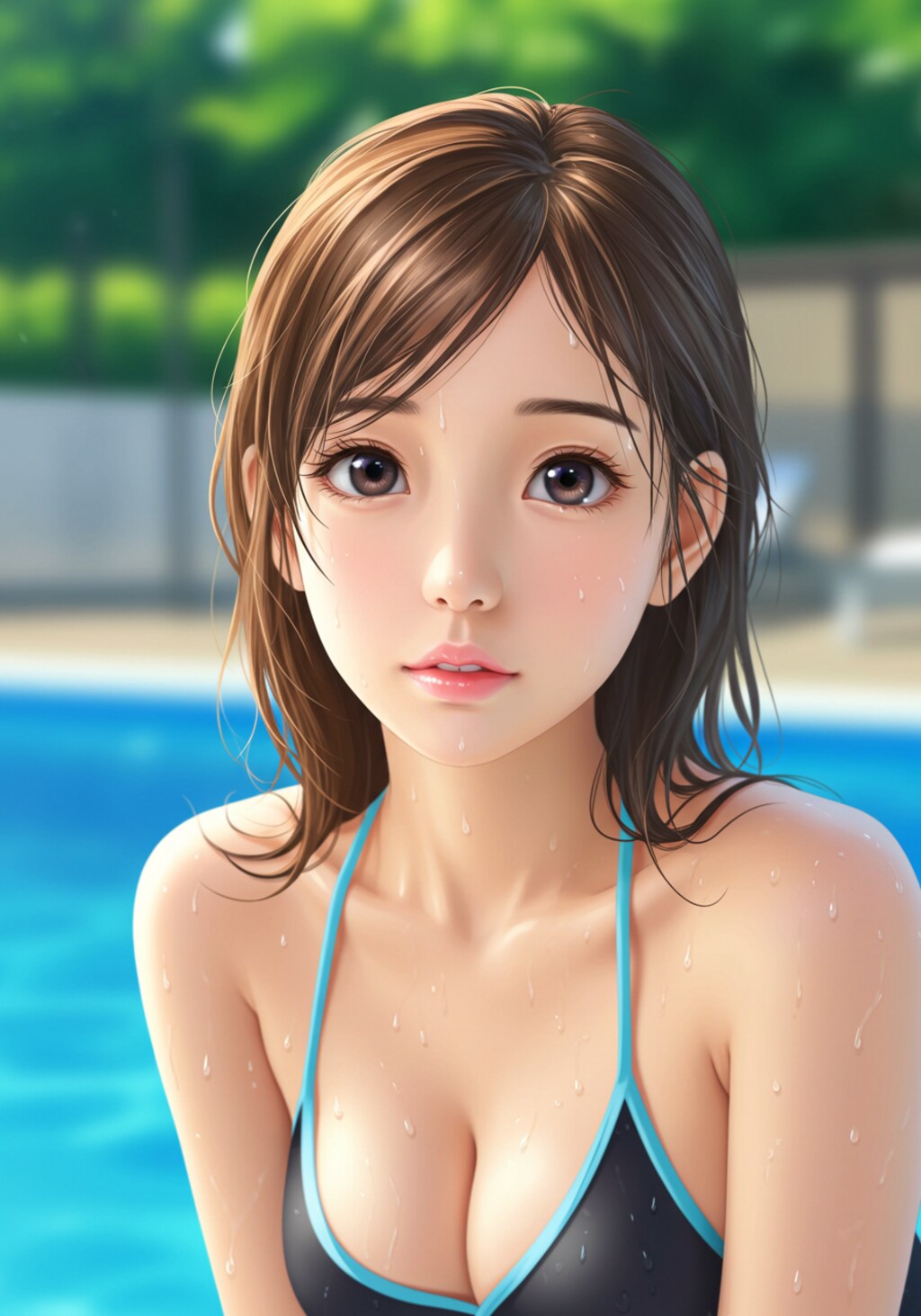 水着美女(アニメver)②