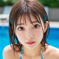 水着美女(アニメver)② 6枚目