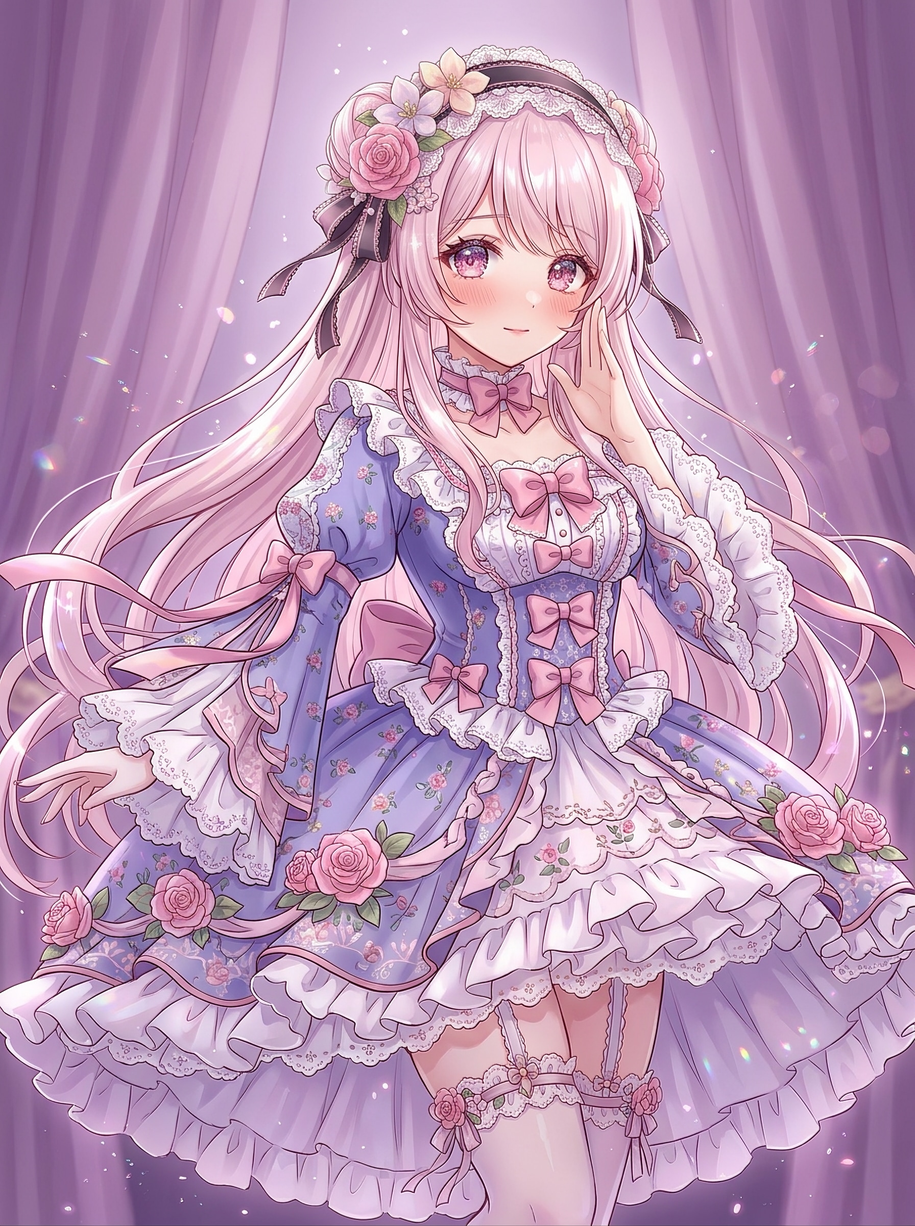薔薇彩霞姫 | の人気AIイラスト・グラビア