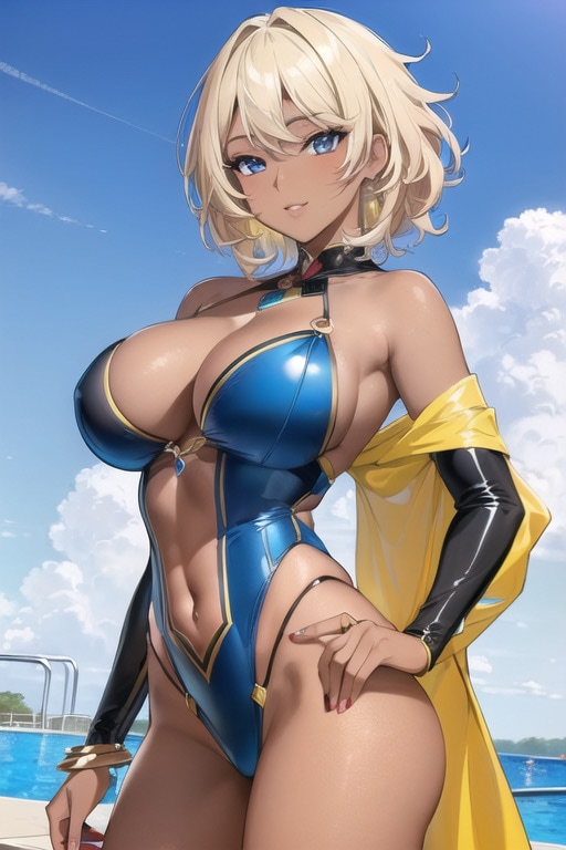 スタイリッシュな褐色美女18