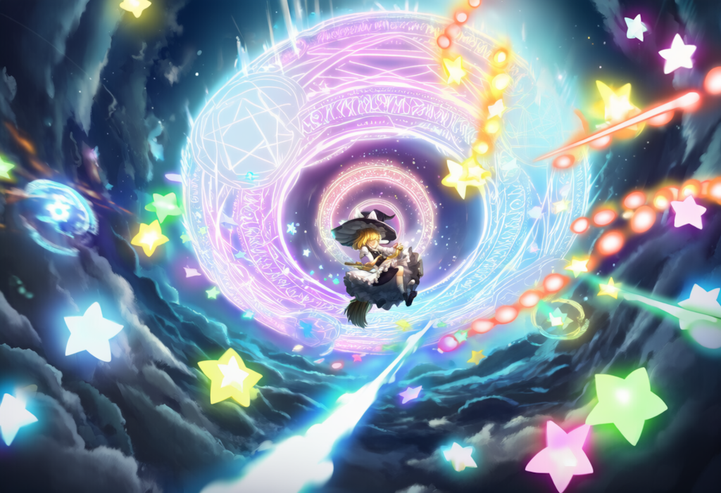 東方　霧雨魔理沙　弾幕ごっこ　ワイド版