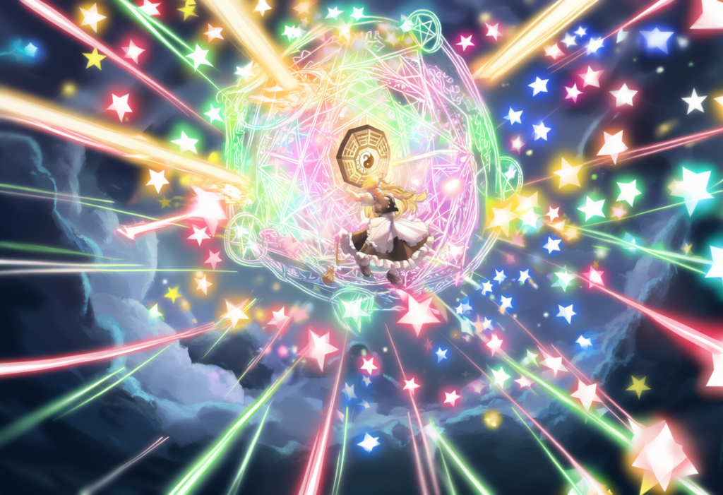 東方　霧雨魔理沙　弾幕ごっこ　ワイド版