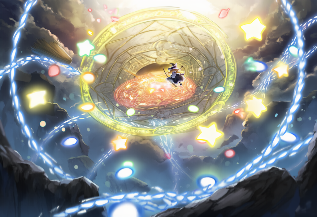 東方　霧雨魔理沙　弾幕ごっこ　ワイド版