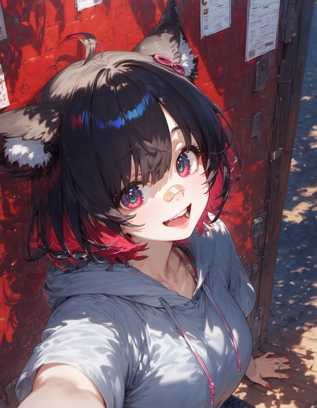 Red Brick and a Band-Aid Smile